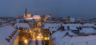 Nürnberg Altstadt im Winter
