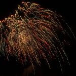 Feuerwerk beim Nürnberger Volksfest
